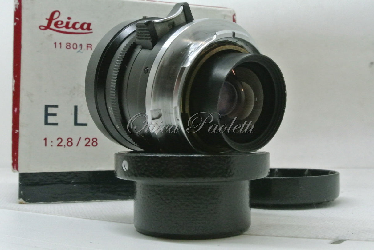 Leica Elmarit 2.8/28mm " Versione Infinity Lock gialla " primissima 11802 Mat. 2197..