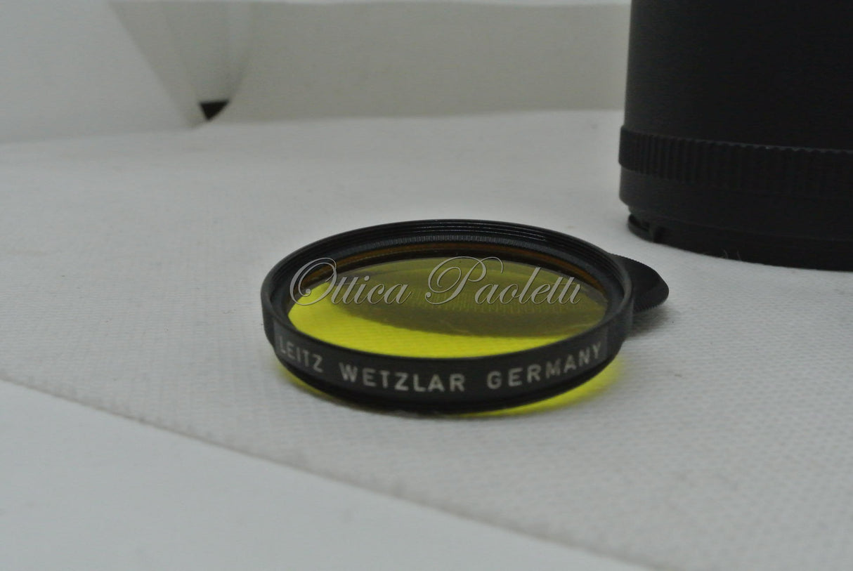 Leica Filtro Giallo 1 E39 Nero Germany Usato