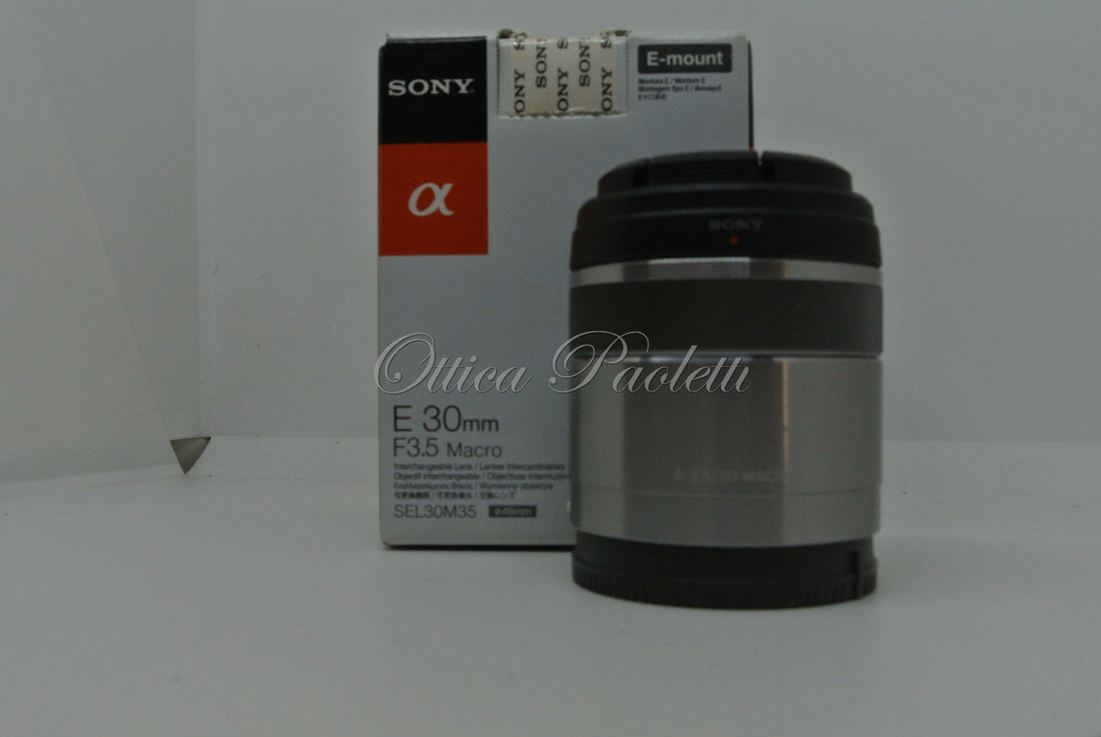Sony E 30 mm F3.5 Macro Usato