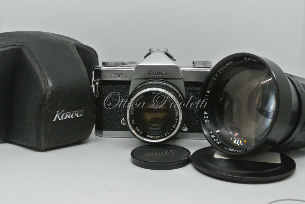 Kowa SET R -1:1.9 50 mm - SER 1:4 f=200 mm Usata