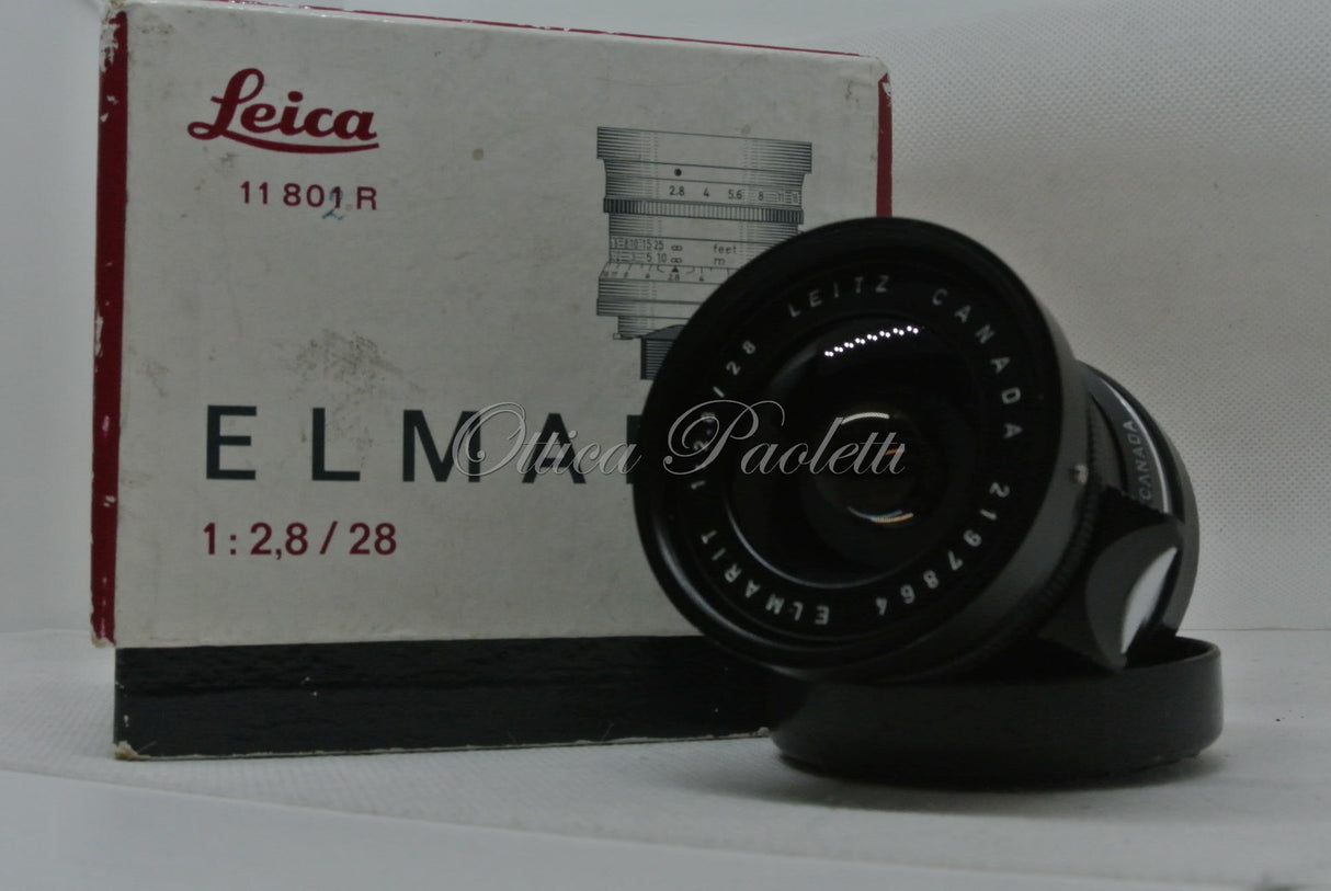Leica Elmarit 2.8/28mm  " Versione Infinity Lock  gialla " primissima 11802 Mat. 2197..