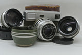 Werra Werra V XM Carl Zeiss Jena Tessar 2.8/50 ;  Carl Zeiss Jena Cardinar 4/100 ; Carl Zeiss Jena Flektogon 2.8/35