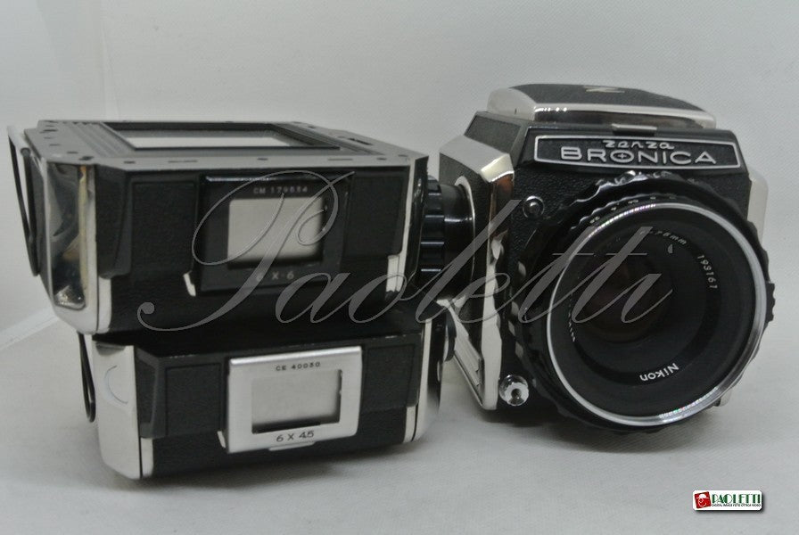 Zenza Bronica S2A - Nikkor-P 1:2.8 75 mm - Mag.6 X4.5 CE- Mag.6X6 CM  Usato